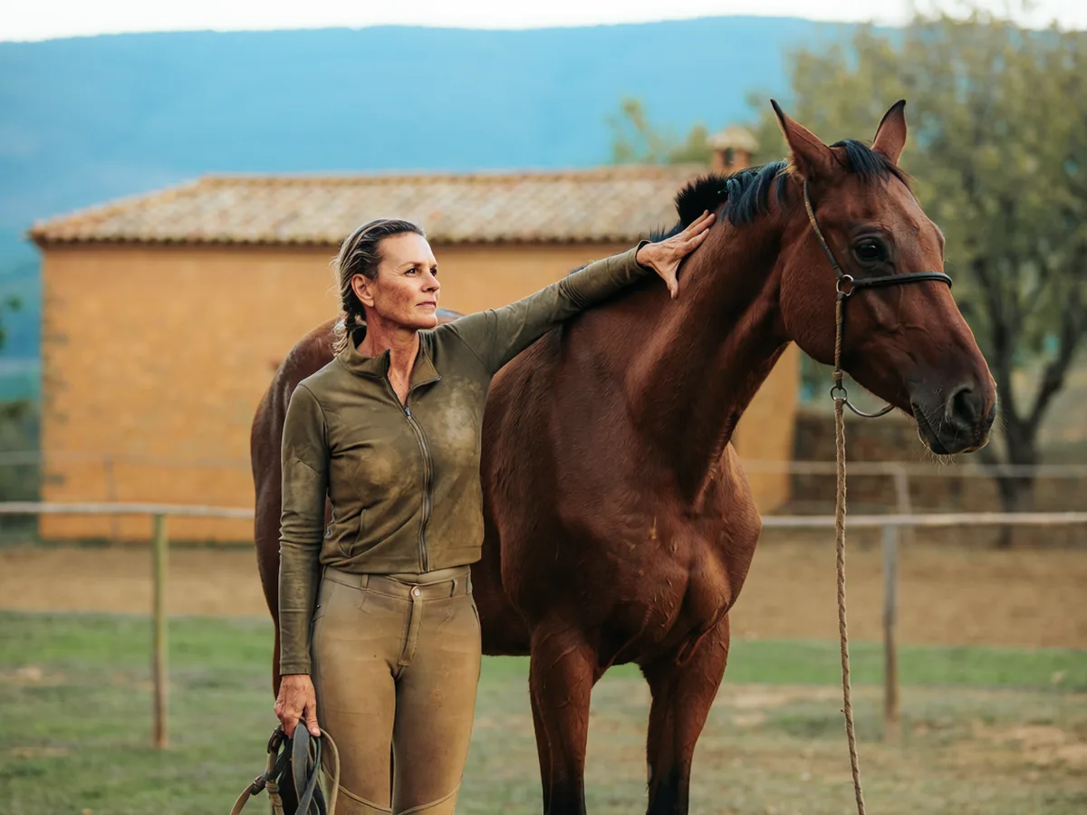 Cours d'équitation à Montseveroux, Isère